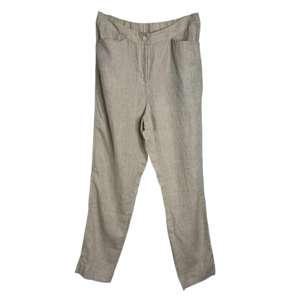 Chico’s 100% Linen Beige Pants